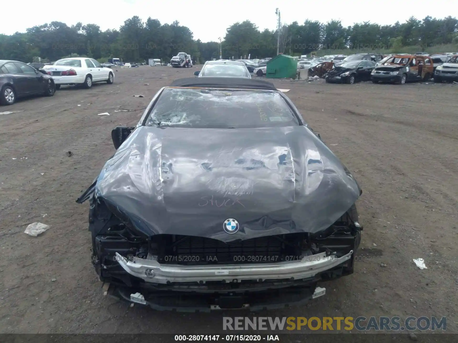 6 Фотография поврежденного автомобиля WBAFY4C50KBX29377 BMW 8 SERIES 2019