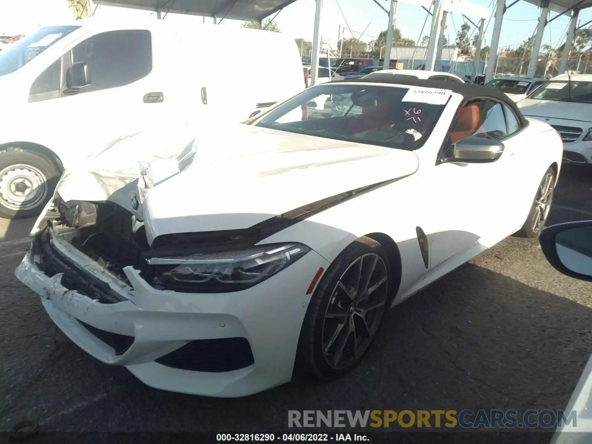 2 Photograph of a damaged car WBAFY4C53KBX39255 BMW 8 SERIES 2019