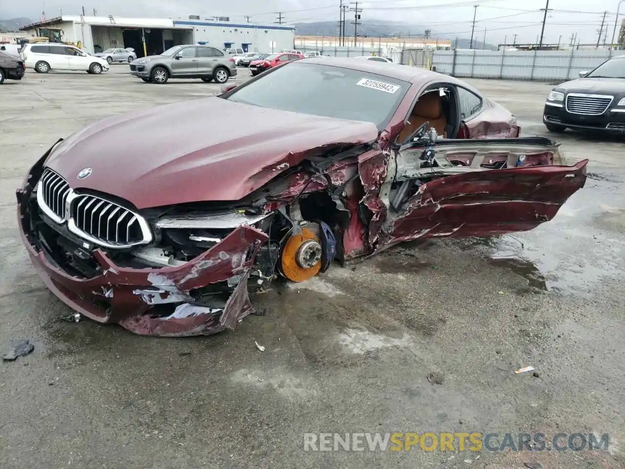 2 Photograph of a damaged car WBAAE2C02LCD13664 BMW 8 SERIES 2020