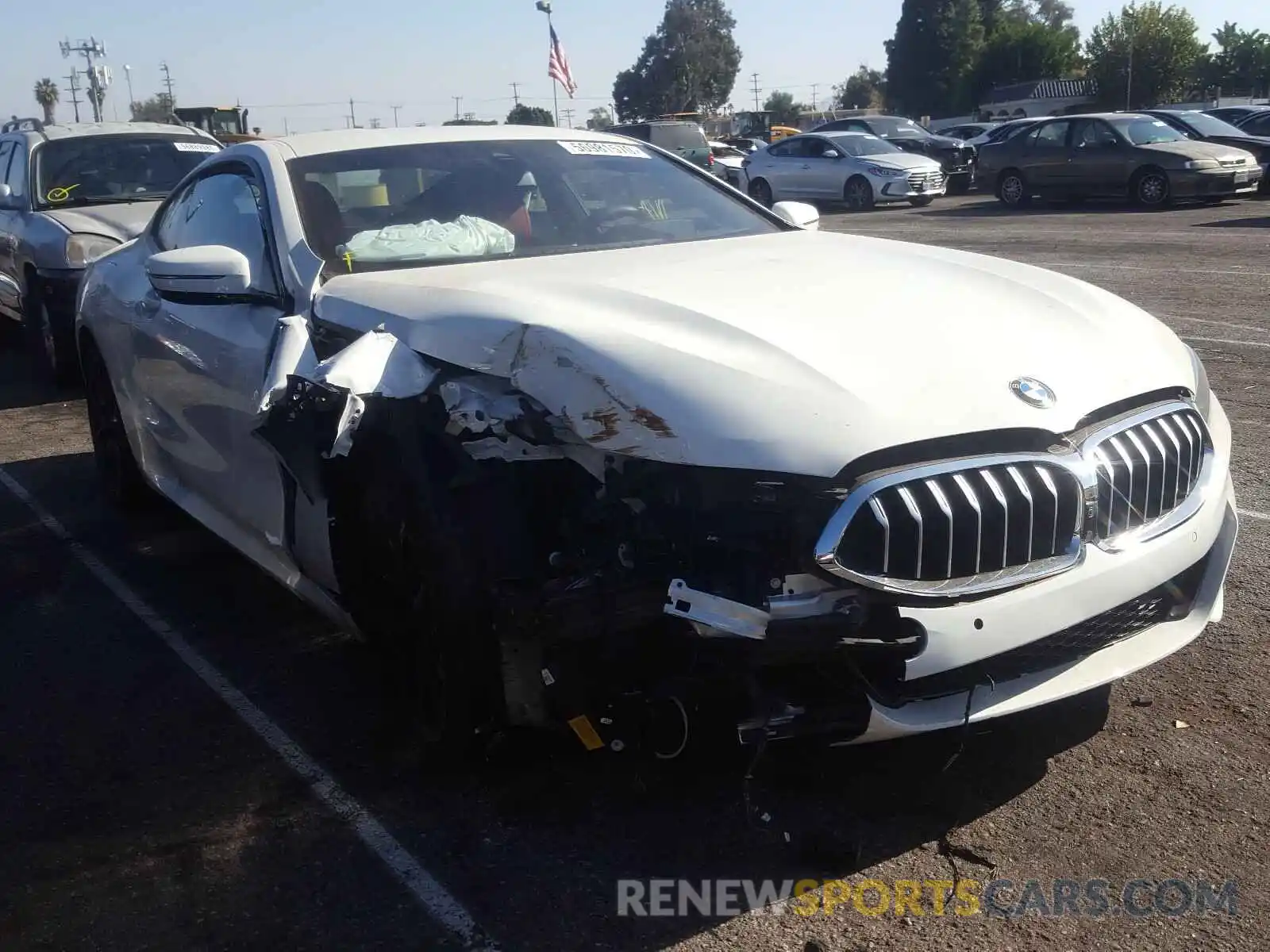 1 Photograph of a damaged car WBAAE2C05LCD21211 BMW 8 SERIES 2020