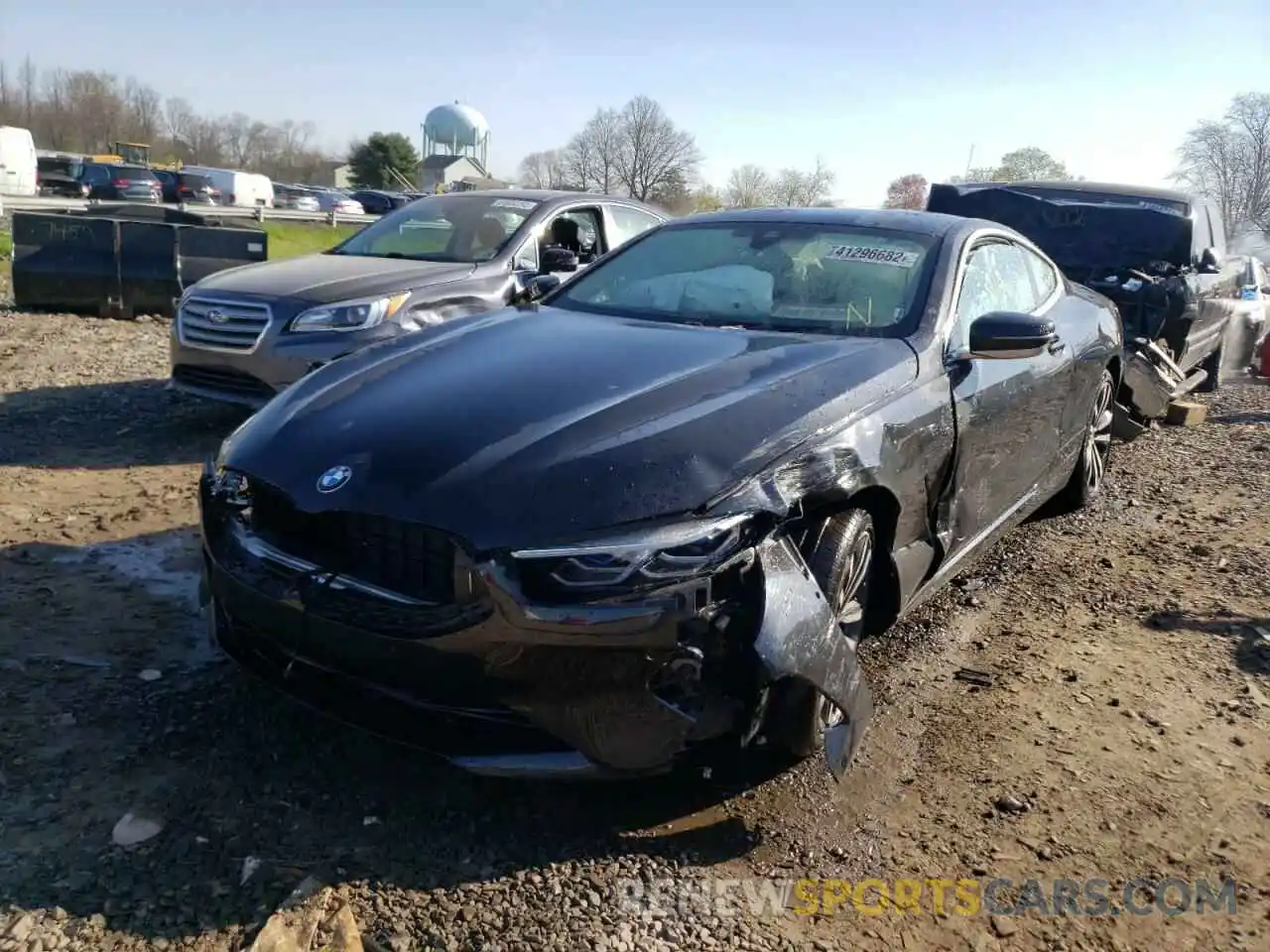 2 Photograph of a damaged car WBAAE4C07LBP63969 BMW 8 SERIES 2020