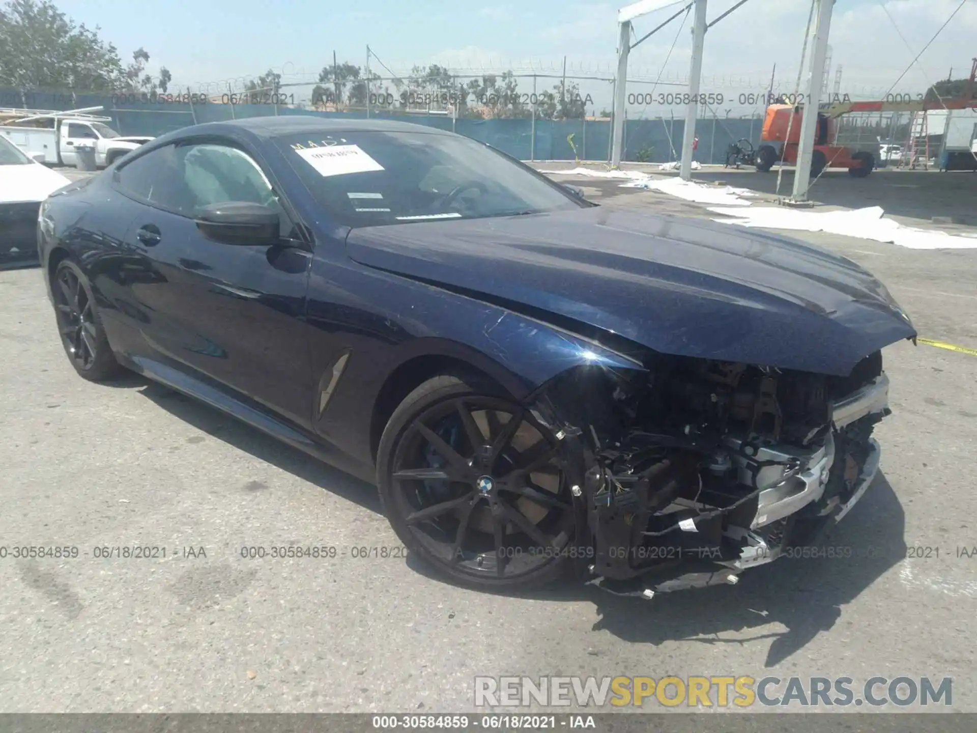 1 Photograph of a damaged car WBABC4C05LCE13988 BMW 8 SERIES 2020