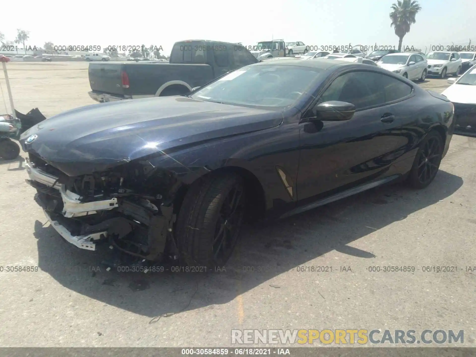 2 Photograph of a damaged car WBABC4C05LCE13988 BMW 8 SERIES 2020