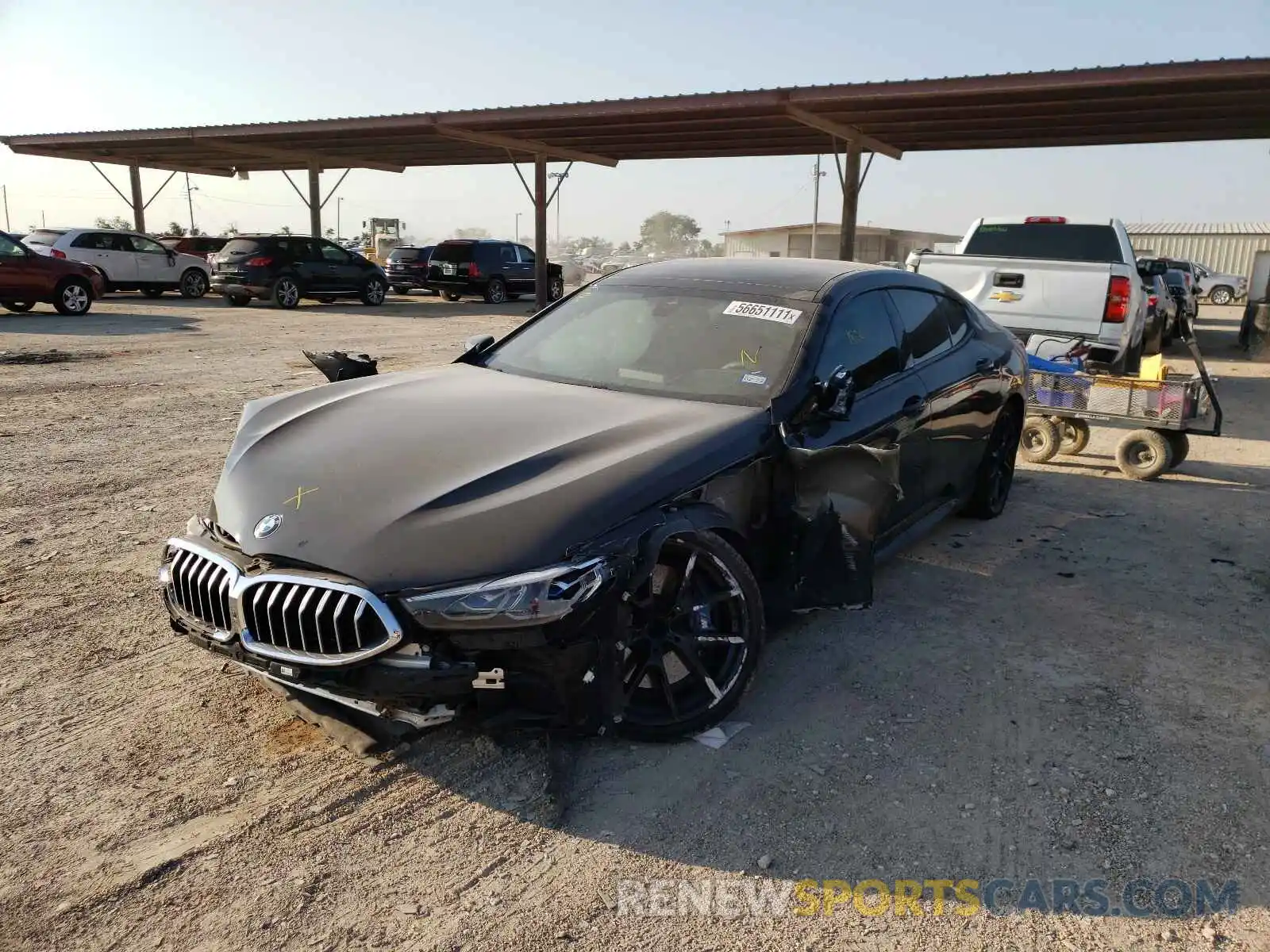 2 Photograph of a damaged car WBAGV2C01LCD82131 BMW 8 SERIES 2020