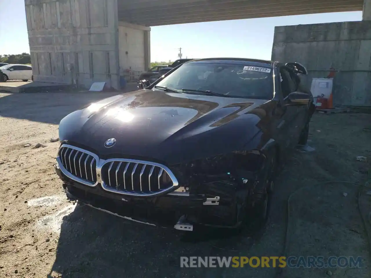 2 Photograph of a damaged car WBAGV2C03LCE26369 BMW 8 SERIES 2020