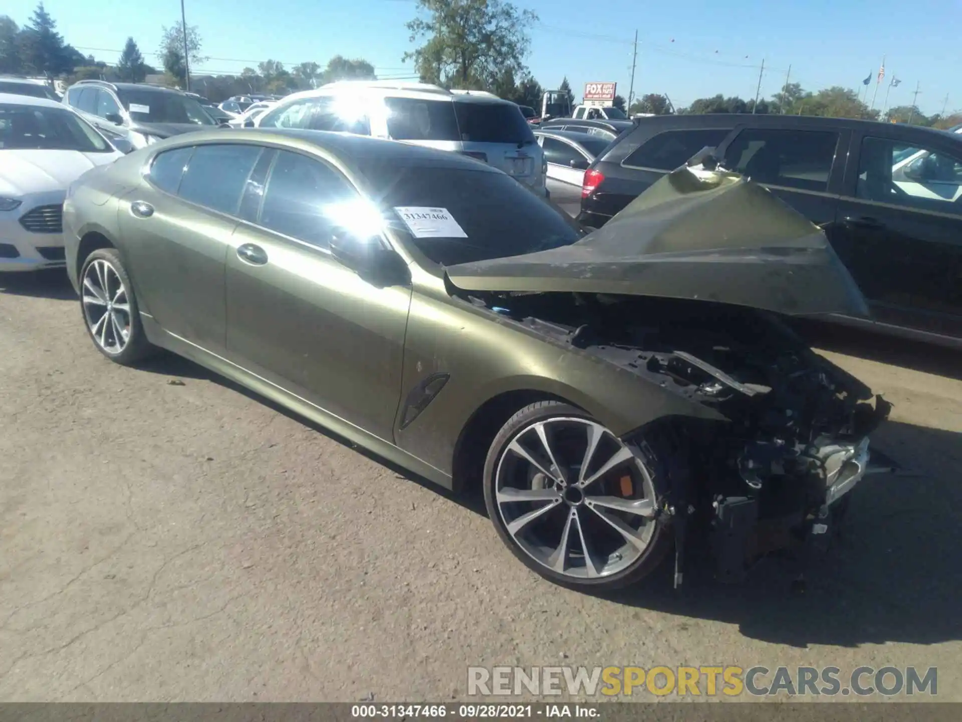 1 Photograph of a damaged car WBAGV2C04LCD48202 BMW 8 SERIES 2020