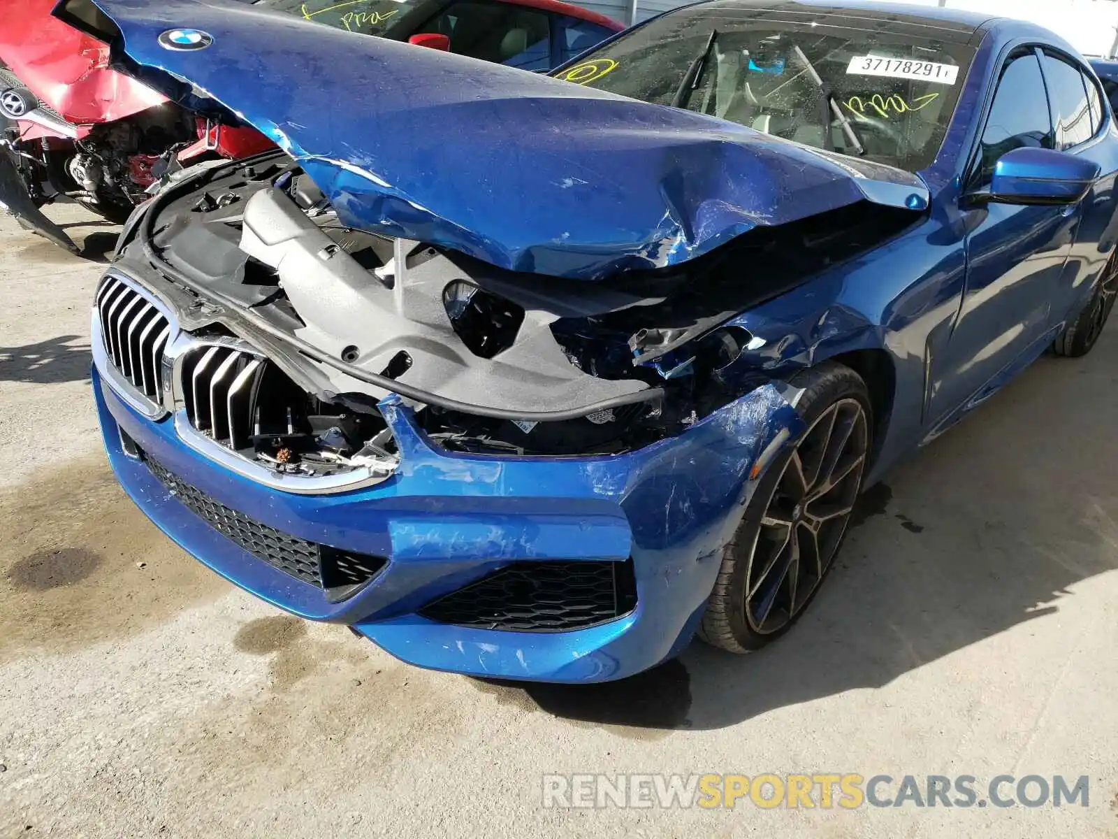 9 Фотография поврежденного автомобиля WBAGV2C09LCD57591 BMW 8 SERIES 2020