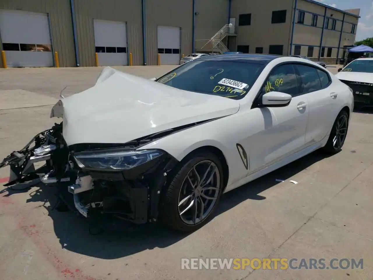 2 Photograph of a damaged car WBAGV4C00LCD27813 BMW 8 SERIES 2020