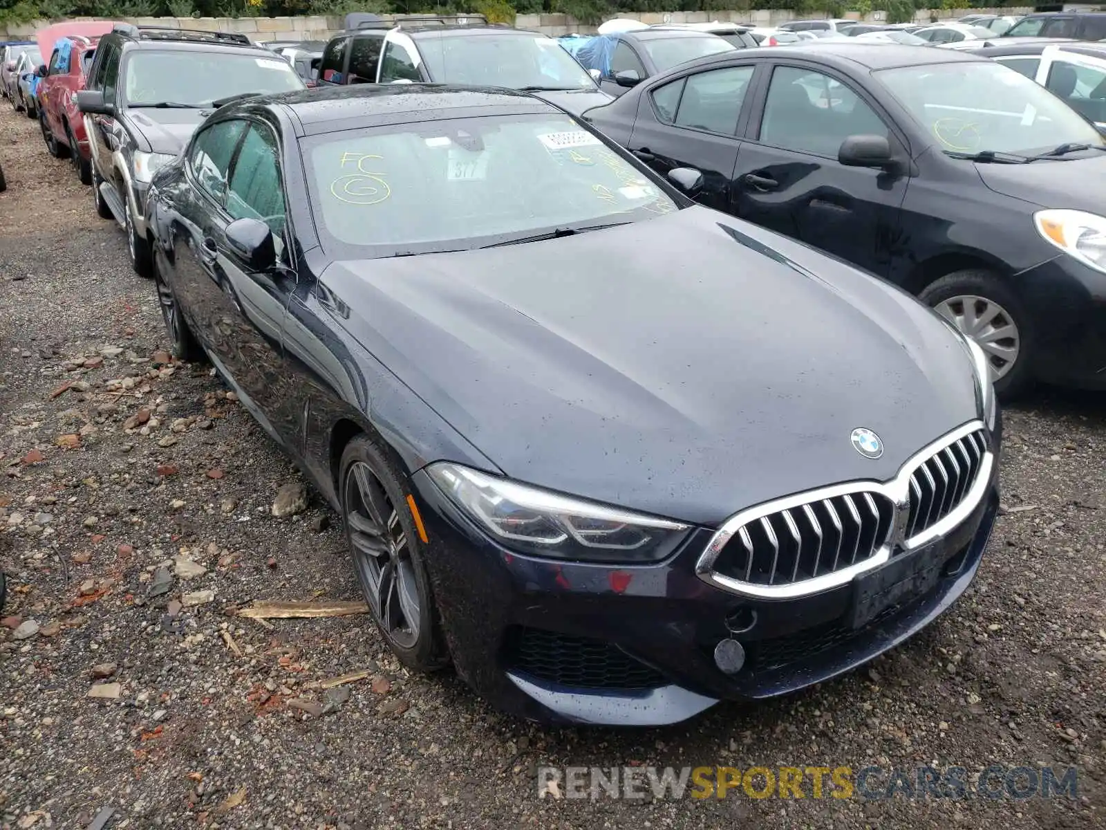 1 Photograph of a damaged car WBAGV4C00LCD87557 BMW 8 SERIES 2020