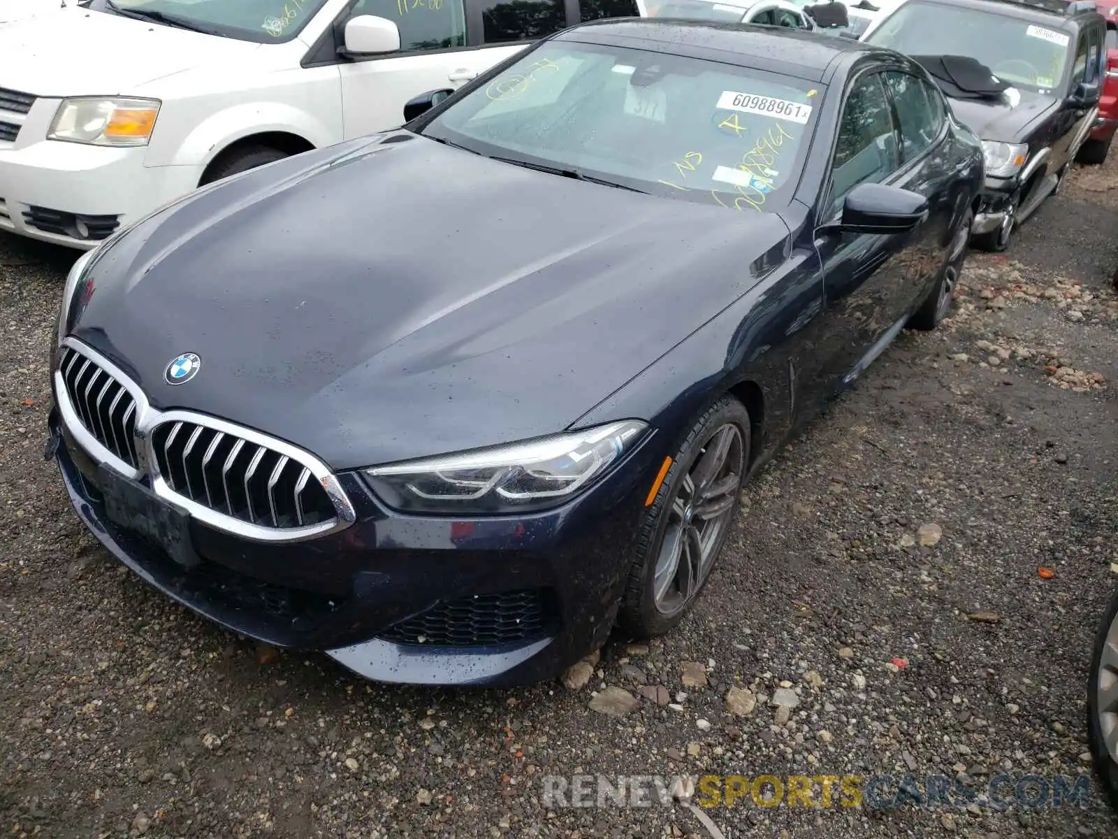 2 Photograph of a damaged car WBAGV4C00LCD87557 BMW 8 SERIES 2020