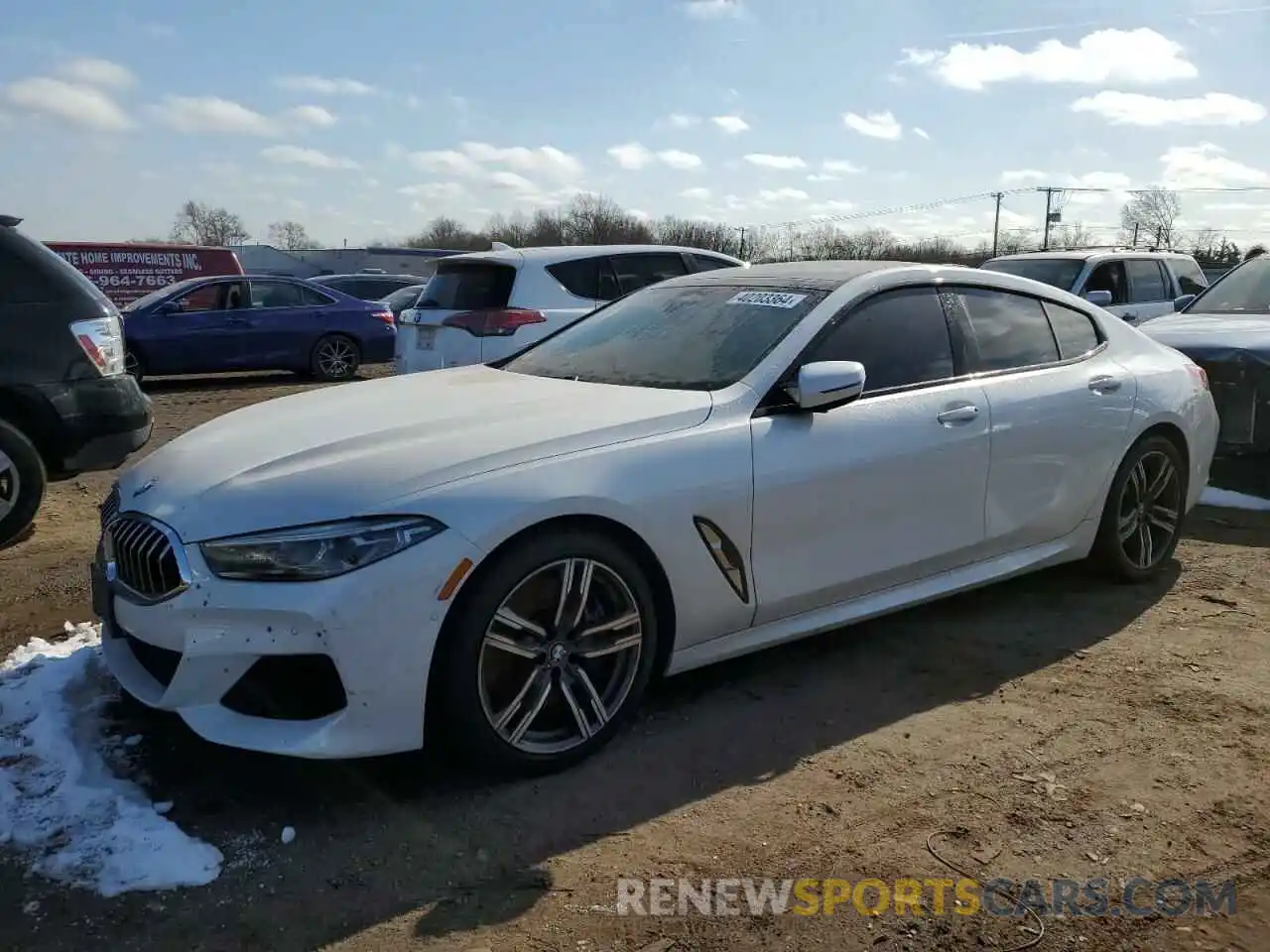 1 Photograph of a damaged car WBAGV4C02LCD46816 BMW 8 SERIES 2020