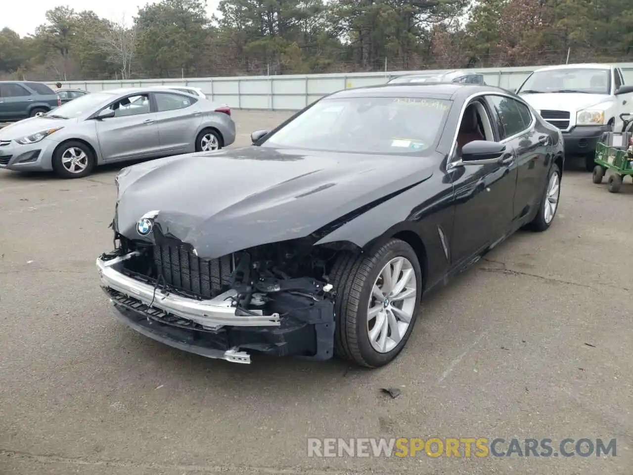 2 Photograph of a damaged car WBAGV4C02LCD68279 BMW 8 SERIES 2020