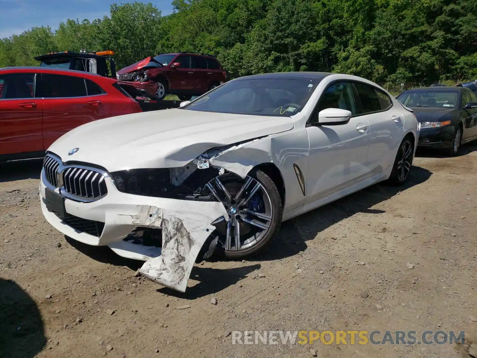 2 Photograph of a damaged car WBAGV4C03LCE42289 BMW 8 SERIES 2020