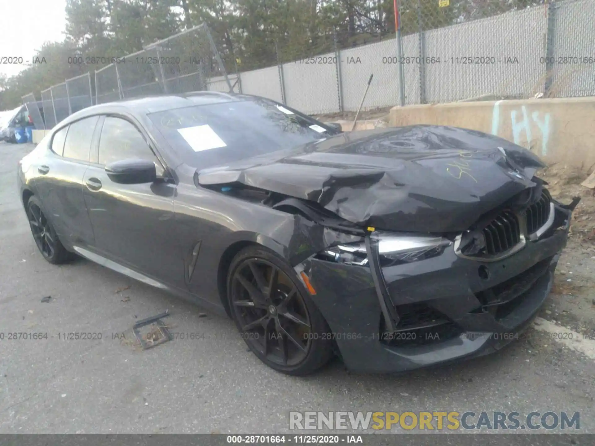 1 Photograph of a damaged car WBAGV8C01LCE31704 BMW 8 SERIES 2020