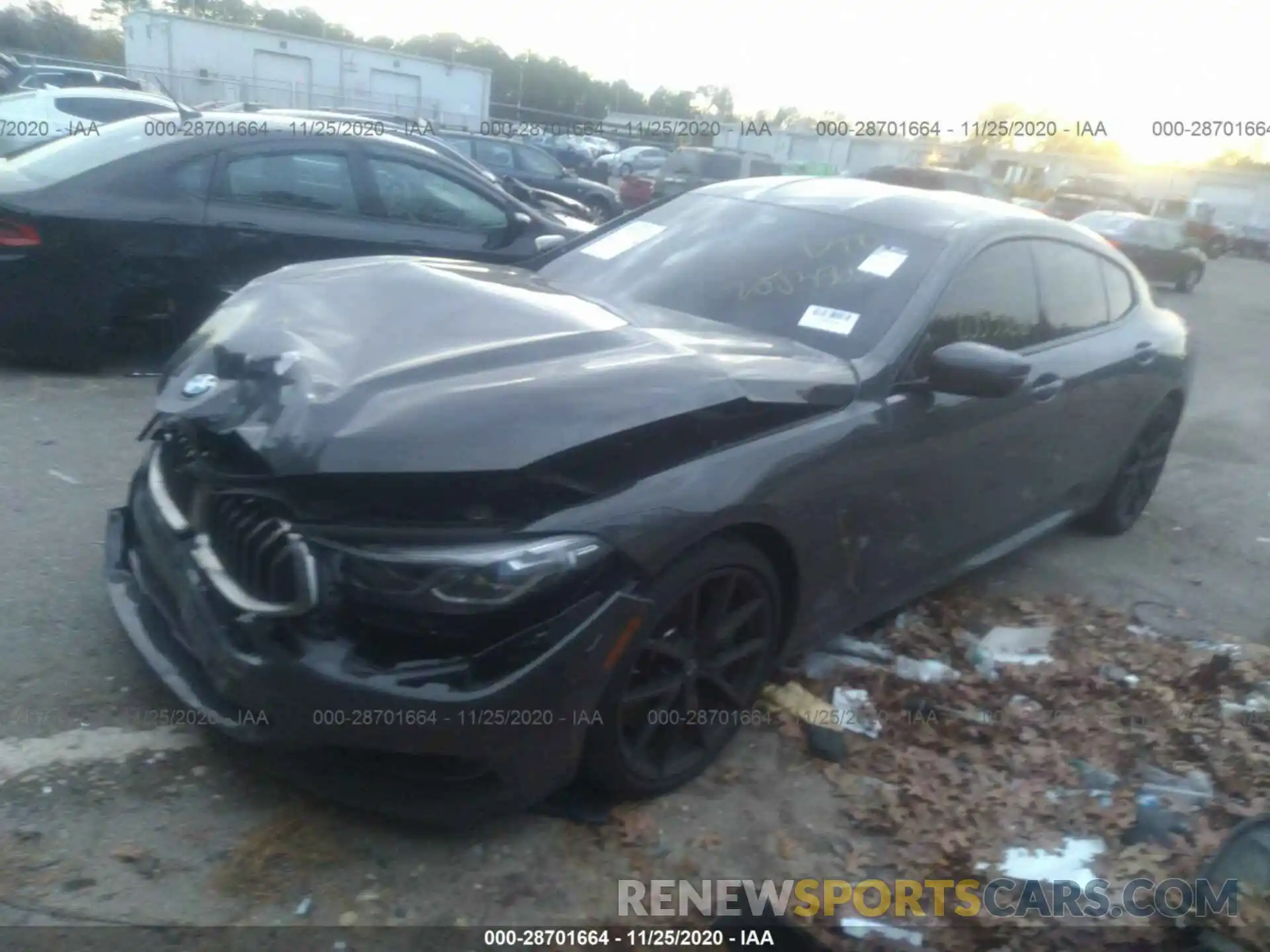 2 Photograph of a damaged car WBAGV8C01LCE31704 BMW 8 SERIES 2020