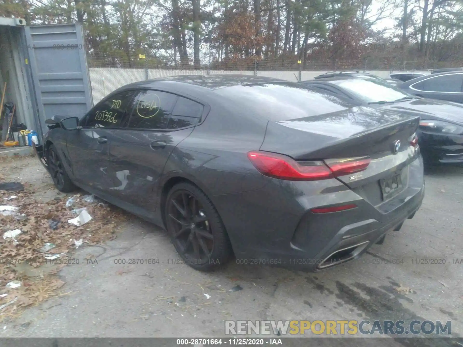 3 Photograph of a damaged car WBAGV8C01LCE31704 BMW 8 SERIES 2020