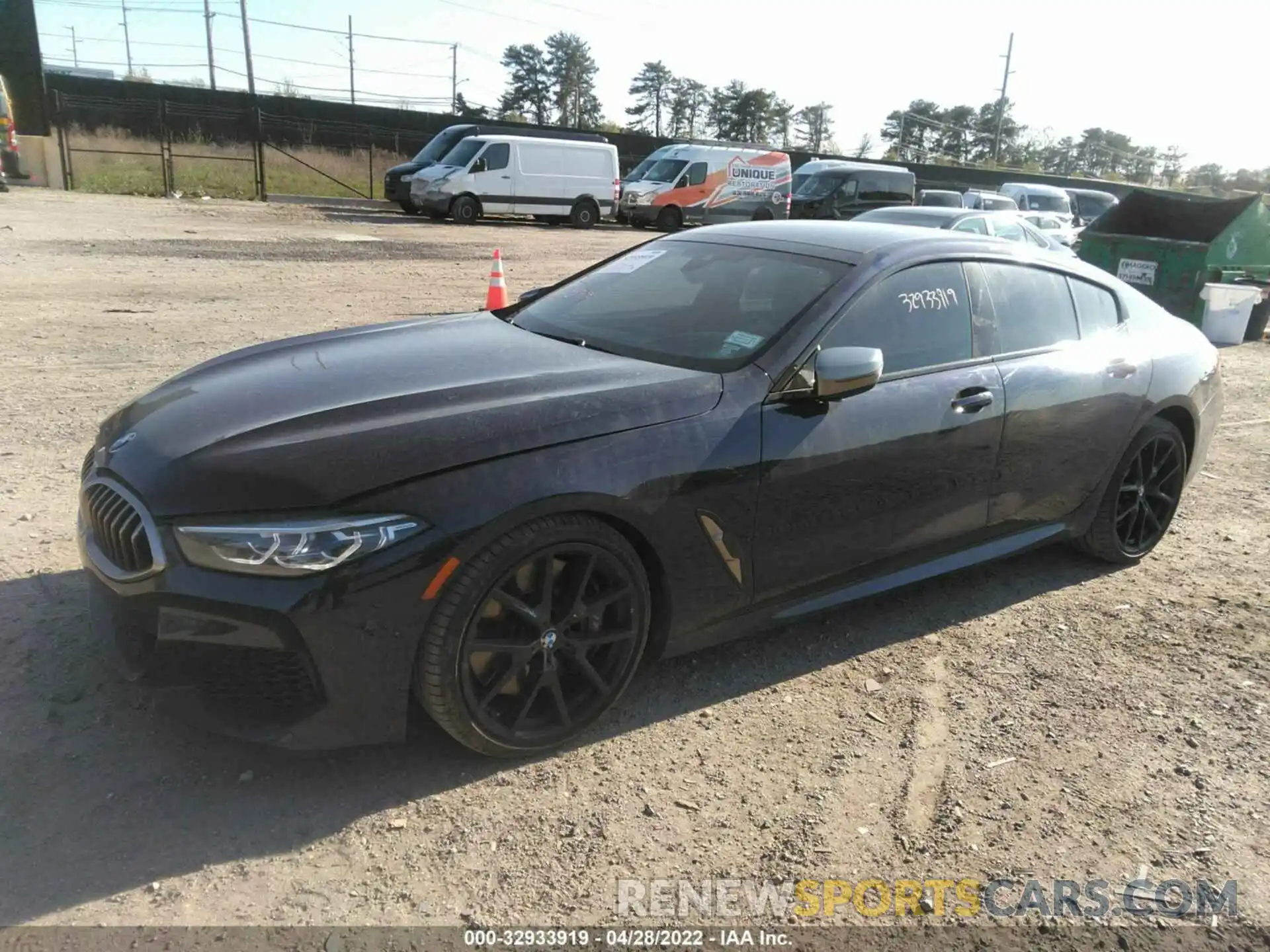 2 Photograph of a damaged car WBAGV8C02LCD57659 BMW 8 SERIES 2020