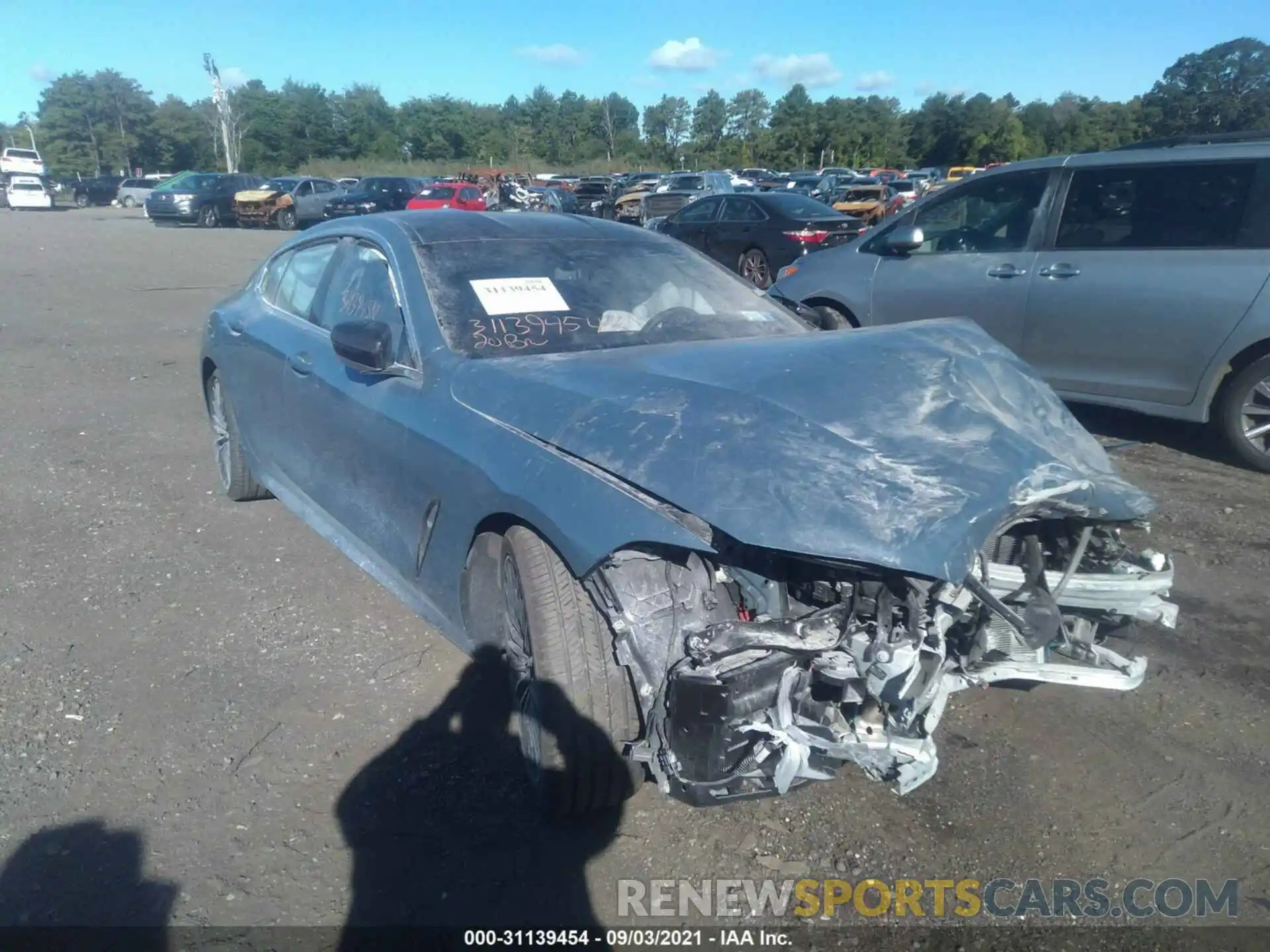 1 Photograph of a damaged car WBAGV8C02LCE38242 BMW 8 SERIES 2020