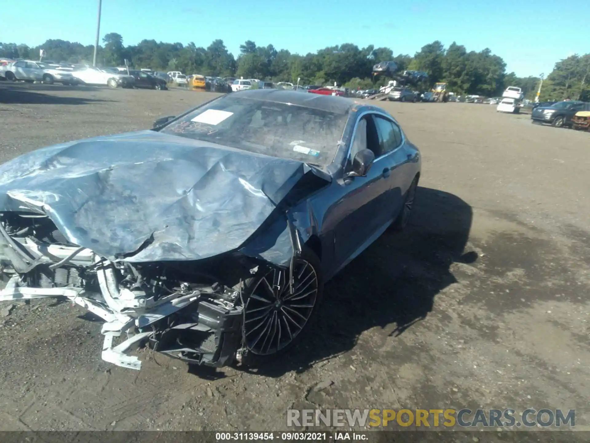 2 Photograph of a damaged car WBAGV8C02LCE38242 BMW 8 SERIES 2020