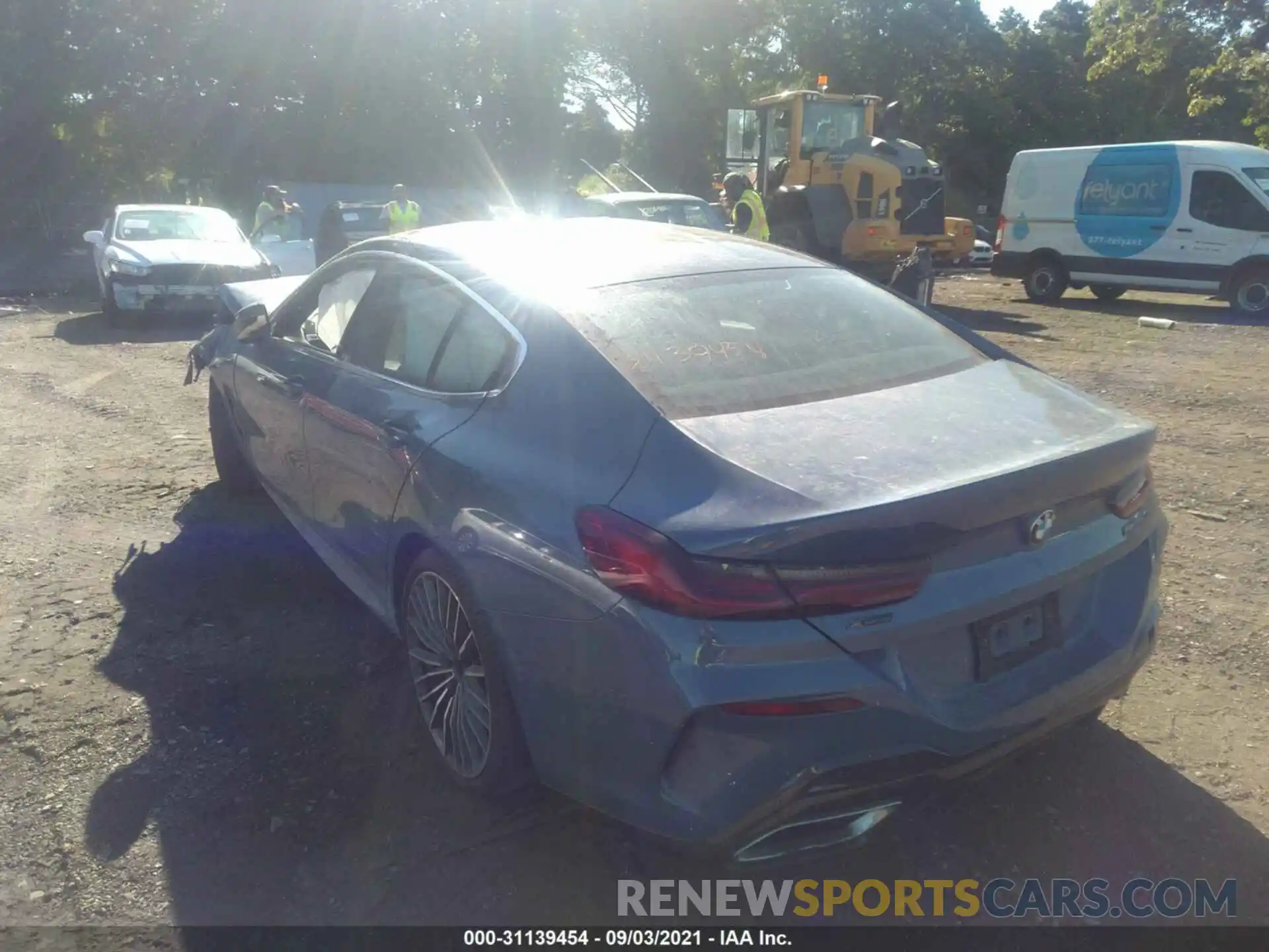 3 Photograph of a damaged car WBAGV8C02LCE38242 BMW 8 SERIES 2020