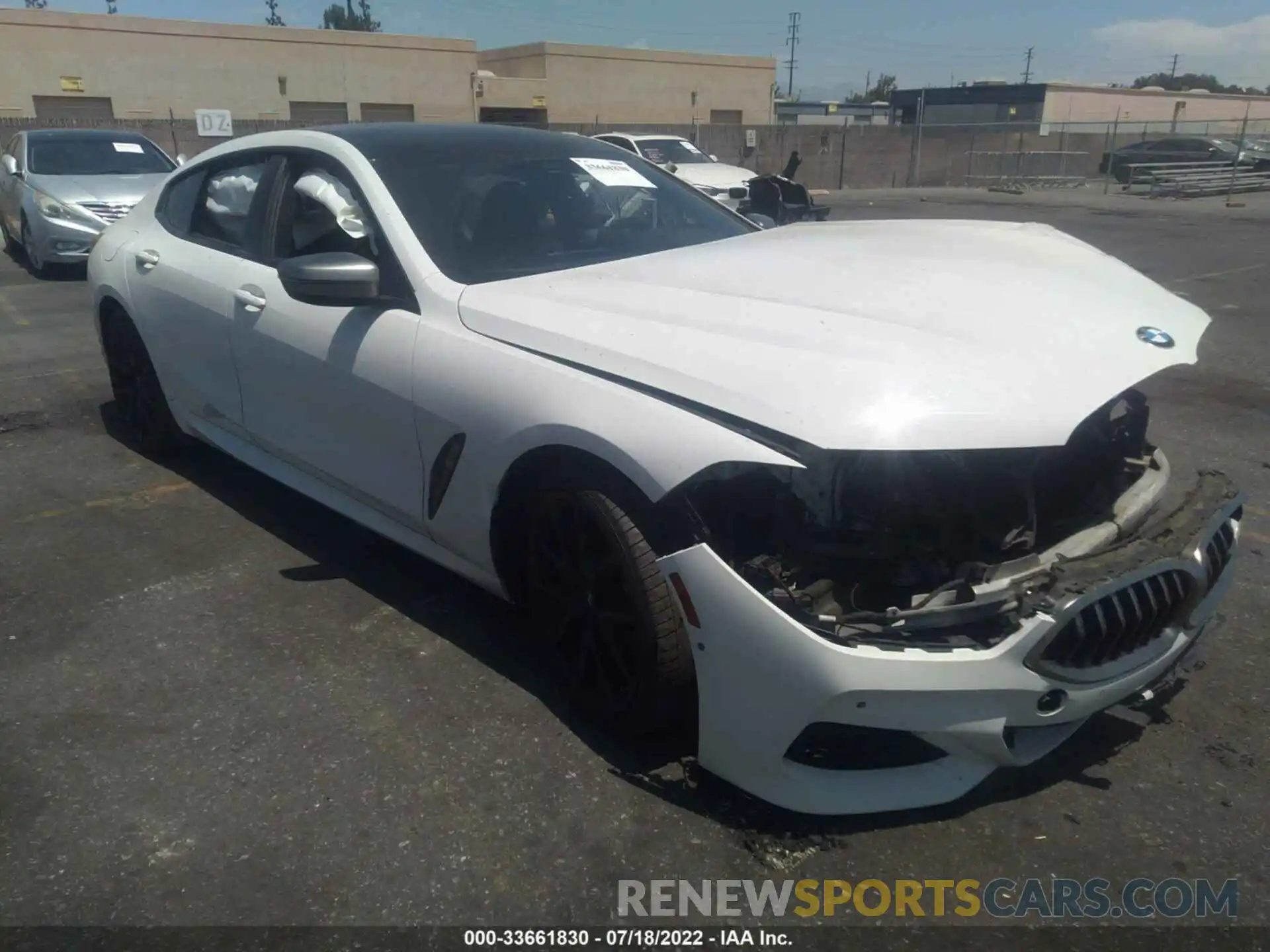 1 Photograph of a damaged car WBAGV8C03LCE17450 BMW 8 SERIES 2020