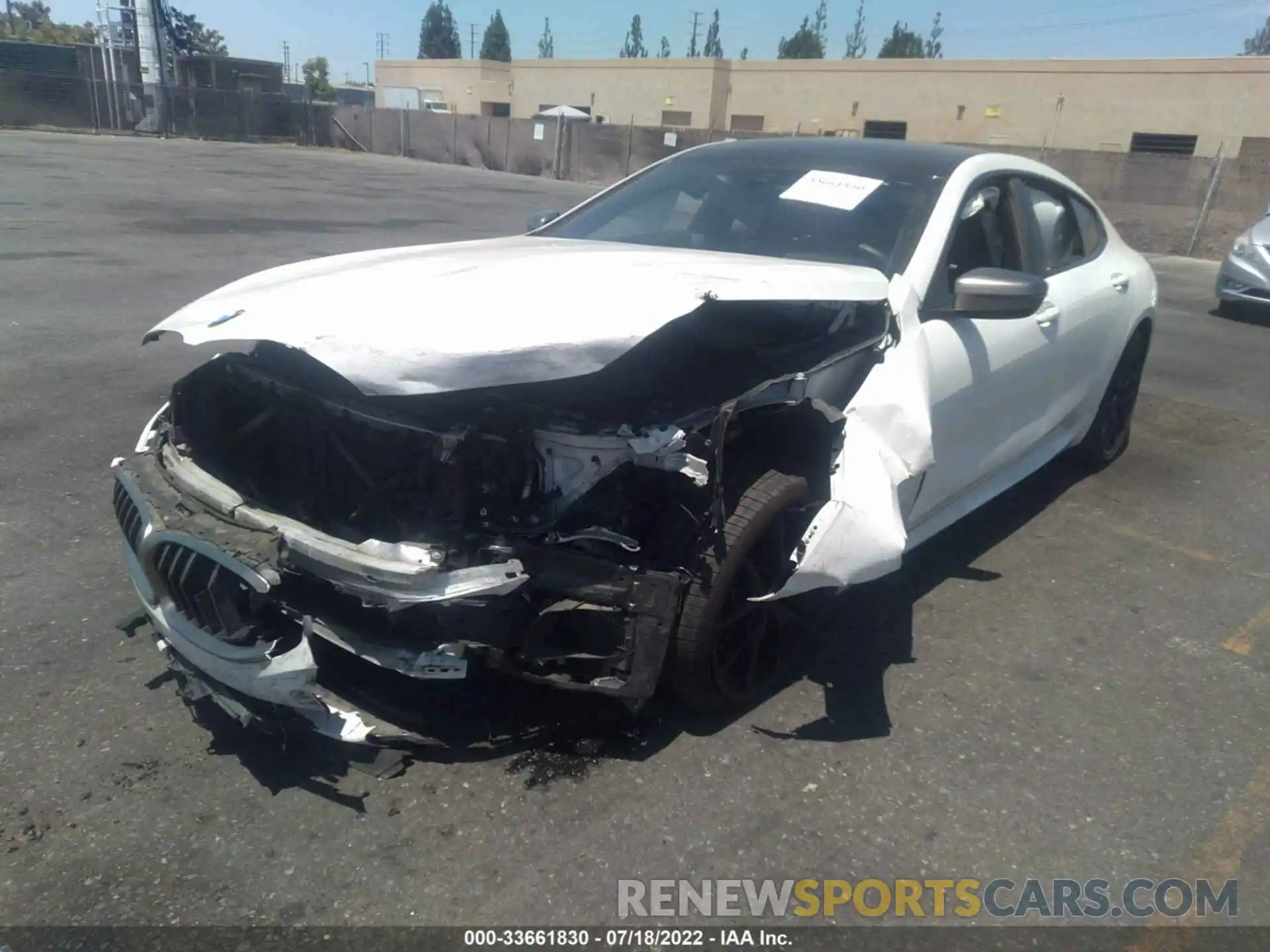 2 Photograph of a damaged car WBAGV8C03LCE17450 BMW 8 SERIES 2020