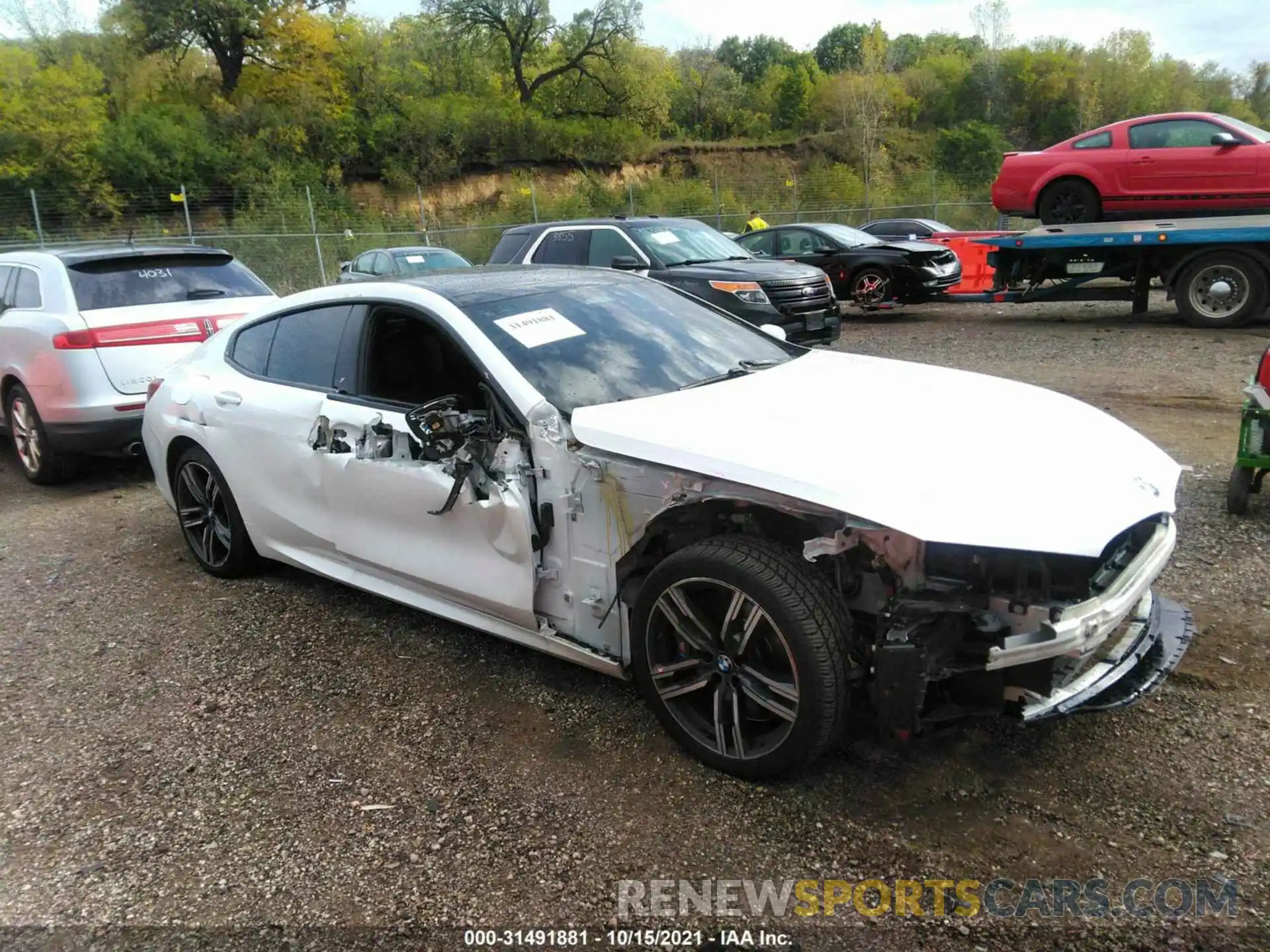 1 Photograph of a damaged car WBAGV8C08LCE05178 BMW 8 SERIES 2020