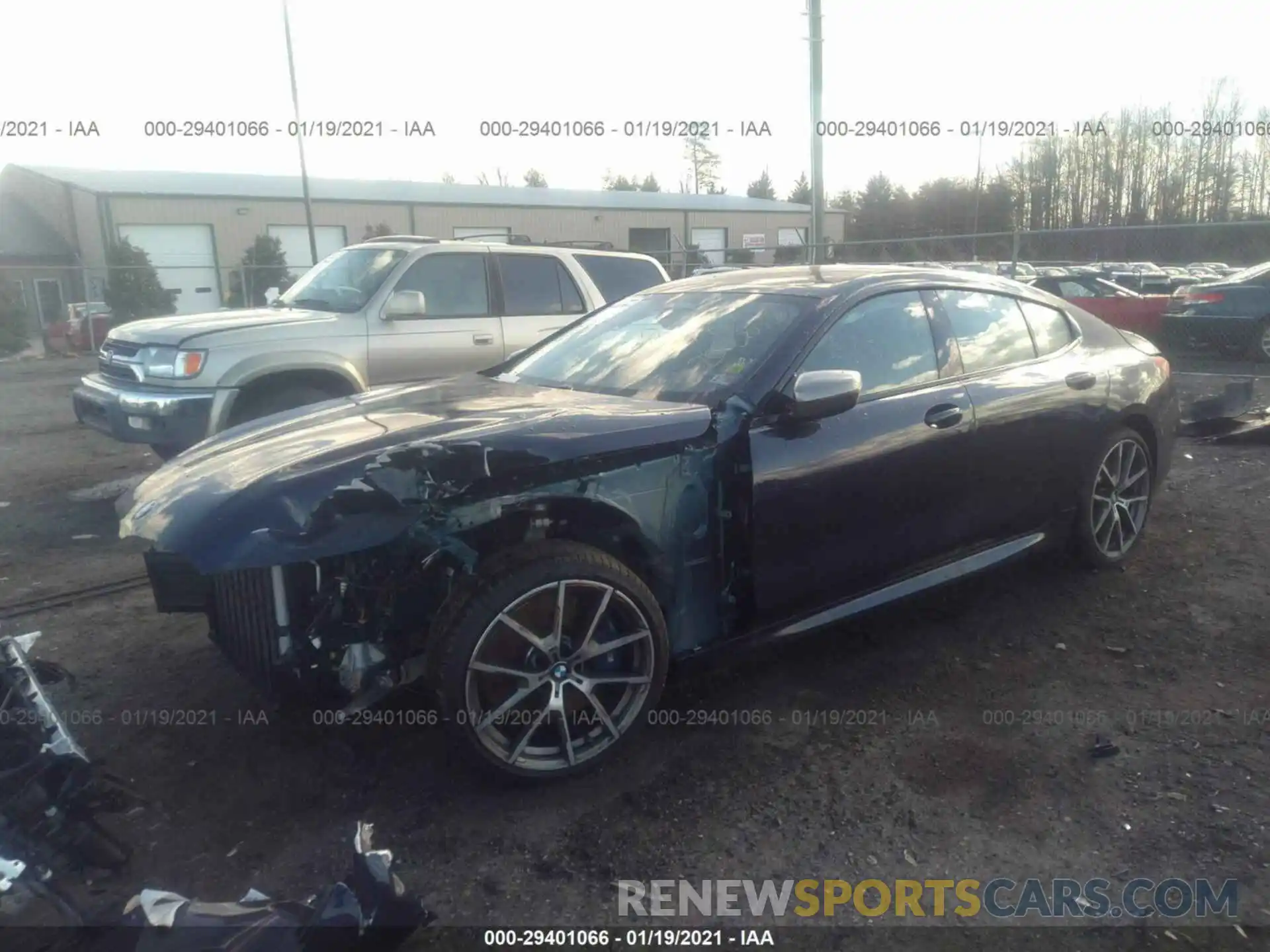 2 Photograph of a damaged car WBAGV8C0XLCE17560 BMW 8 SERIES 2020