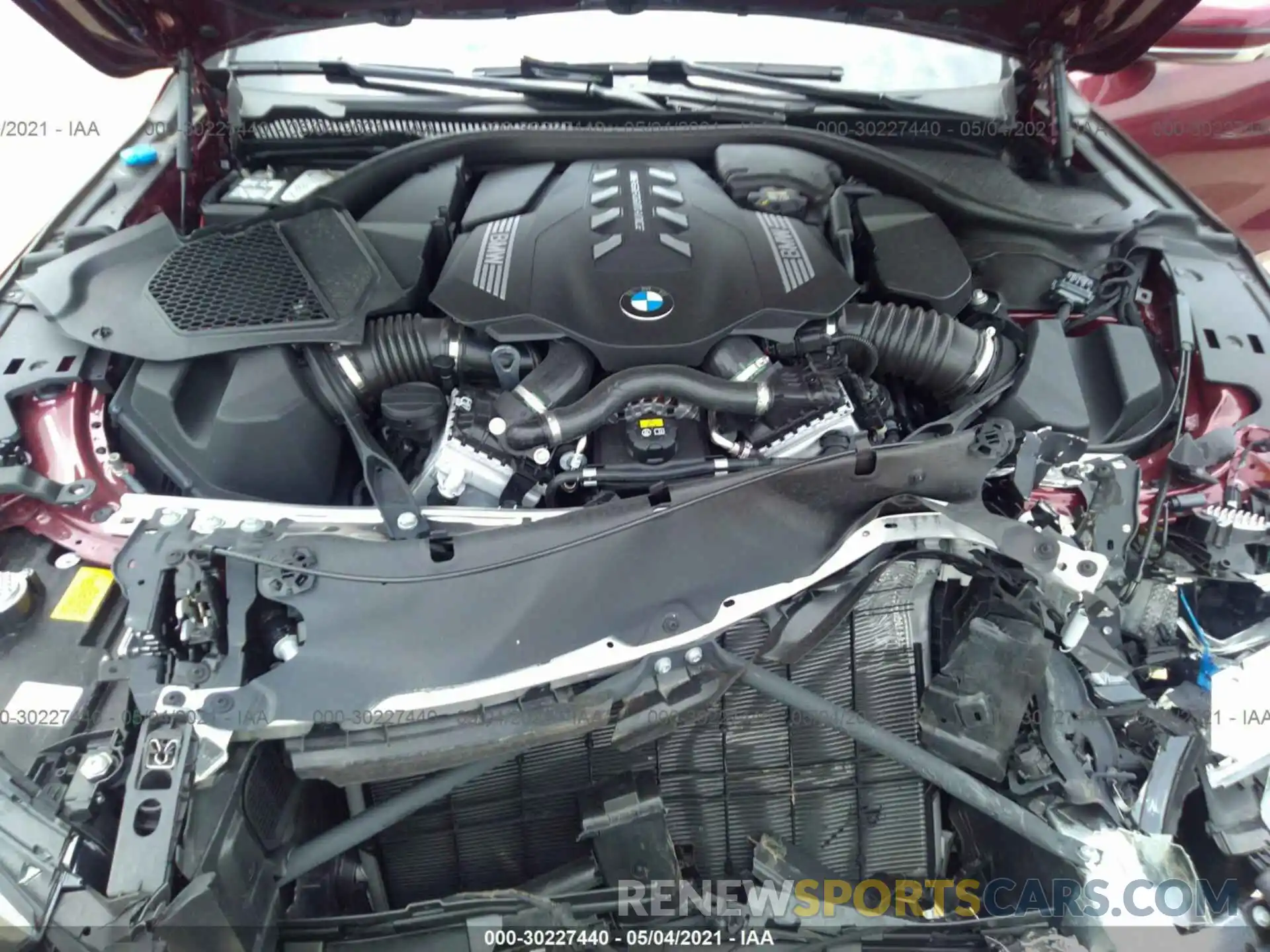 10 Photograph of a damaged car WBAGV8C0XLCE72641 BMW 8 SERIES 2020