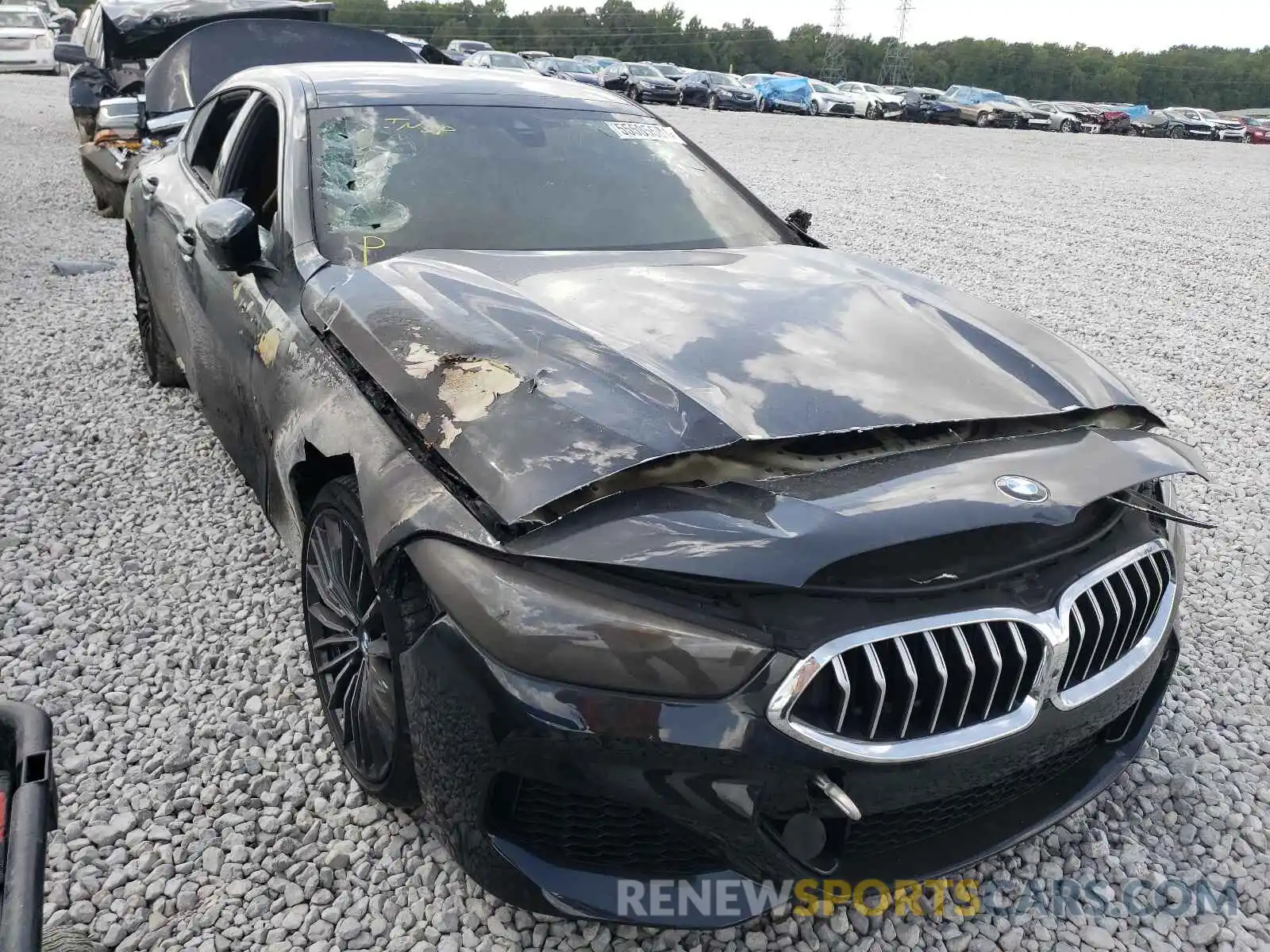 1 Photograph of a damaged car WBAGV2C03MCF43855 BMW 8 SERIES 2021