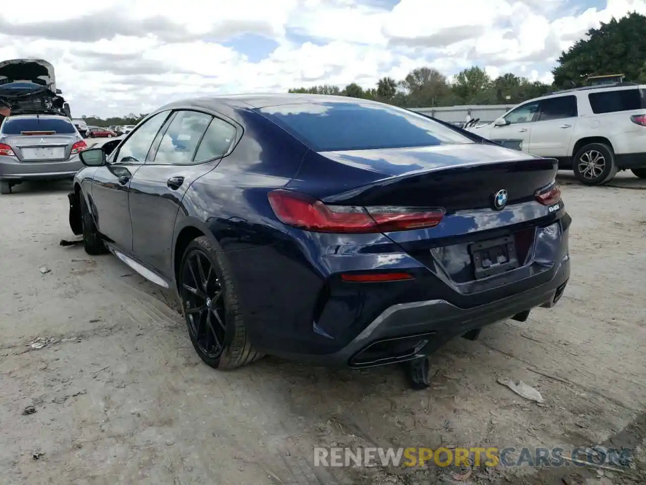 3 Photograph of a damaged car WBAGV2C04MCF61720 BMW 8 SERIES 2021