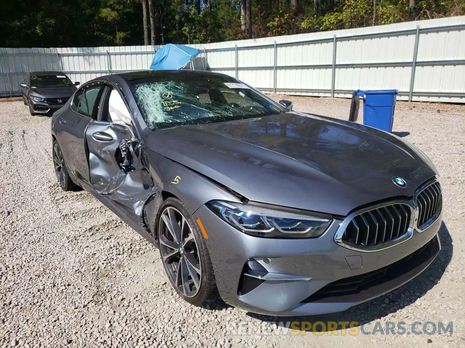 1 Photograph of a damaged car WBAGV2C04MCG06400 BMW 8 SERIES 2021