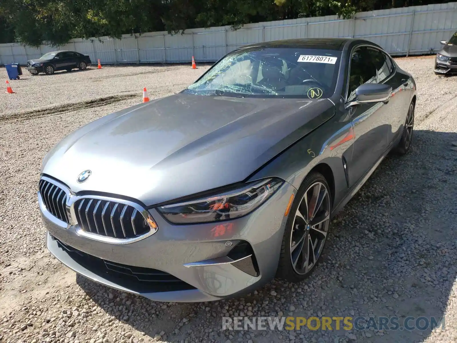 2 Photograph of a damaged car WBAGV2C04MCG06400 BMW 8 SERIES 2021