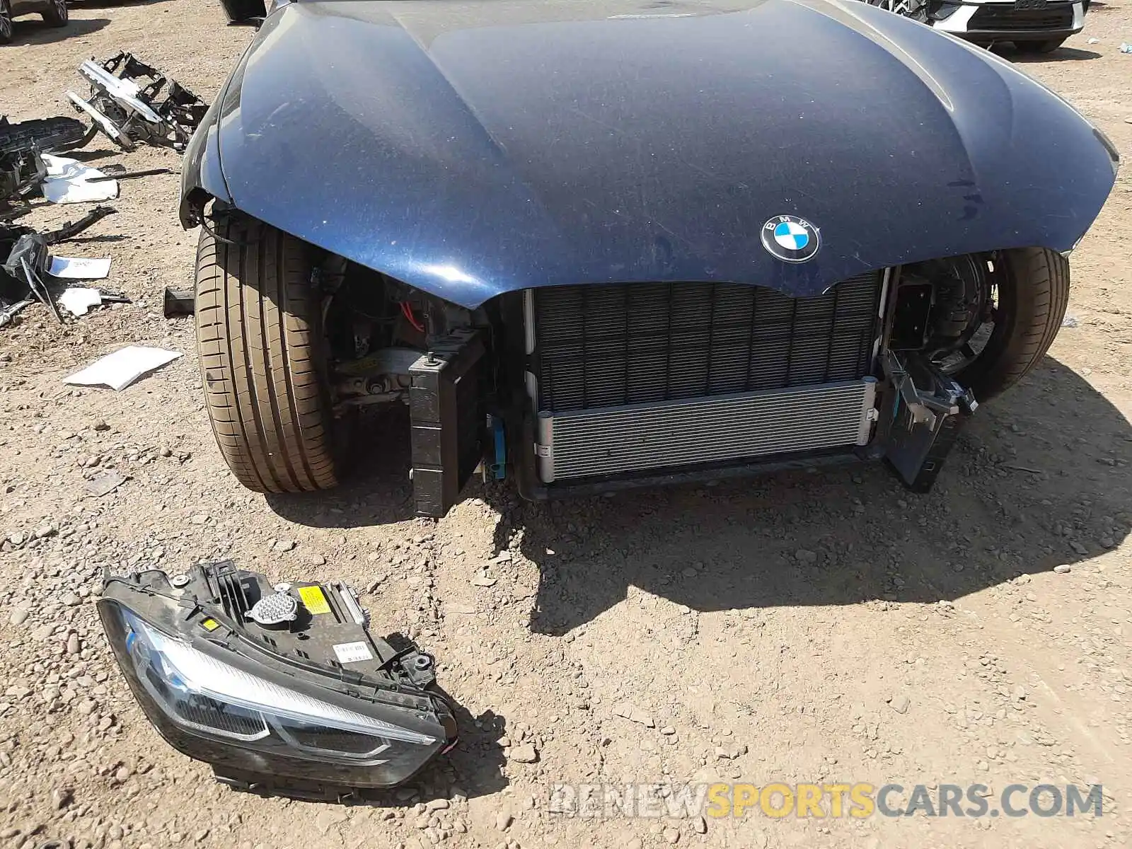 9 Photograph of a damaged car WBAGV2C06MCF68264 BMW 8 SERIES 2021