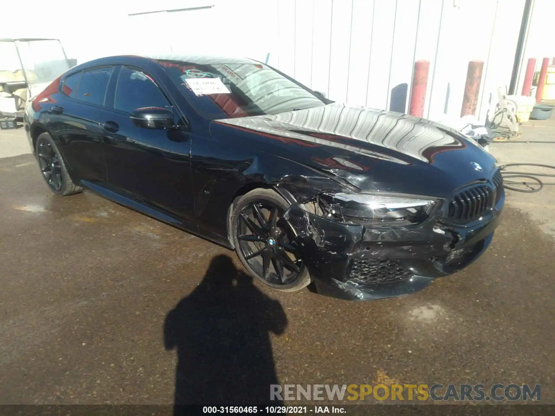 1 Photograph of a damaged car WBAGV2C08MCG48276 BMW 8 SERIES 2021