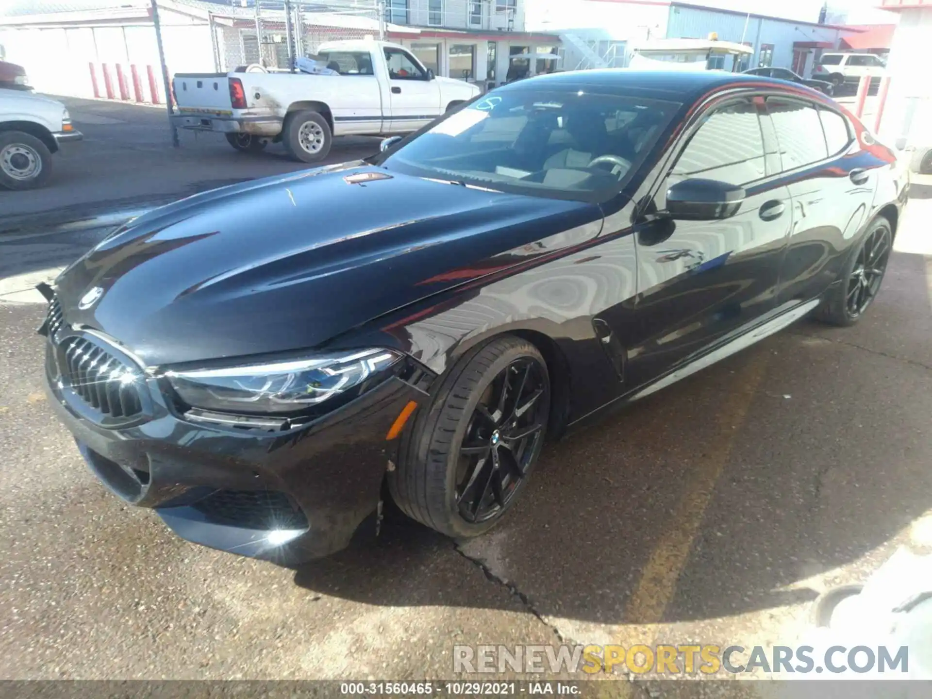 2 Photograph of a damaged car WBAGV2C08MCG48276 BMW 8 SERIES 2021