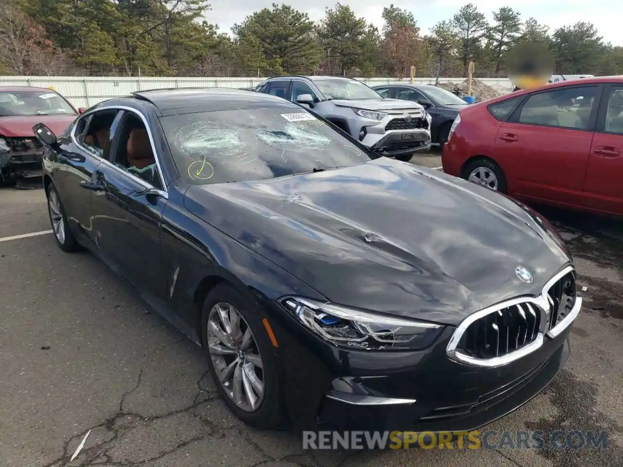 1 Photograph of a damaged car WBAGV4C02MCG39844 BMW 8 SERIES 2021