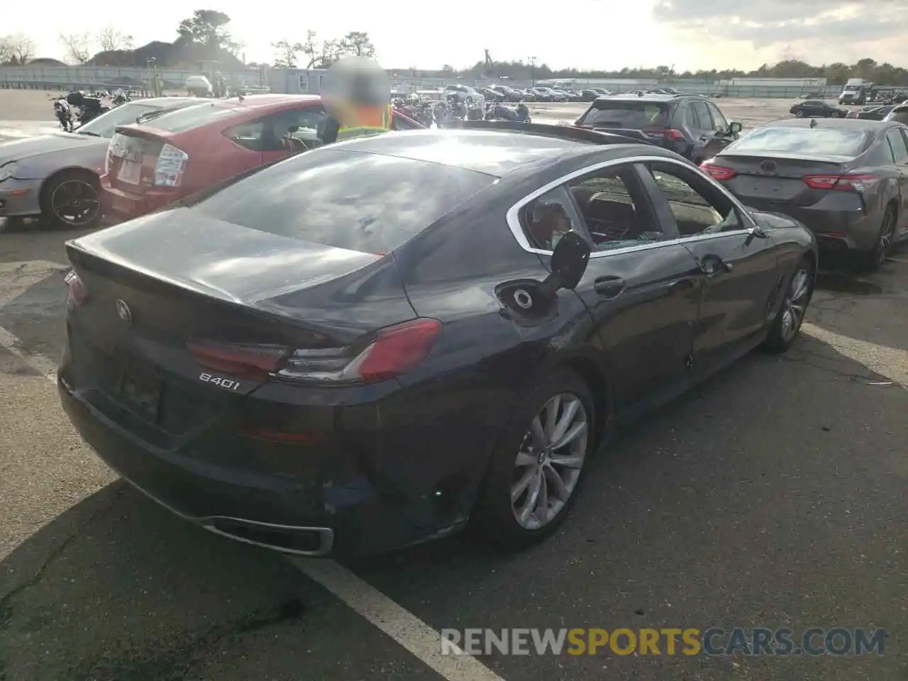 4 Photograph of a damaged car WBAGV4C02MCG39844 BMW 8 SERIES 2021