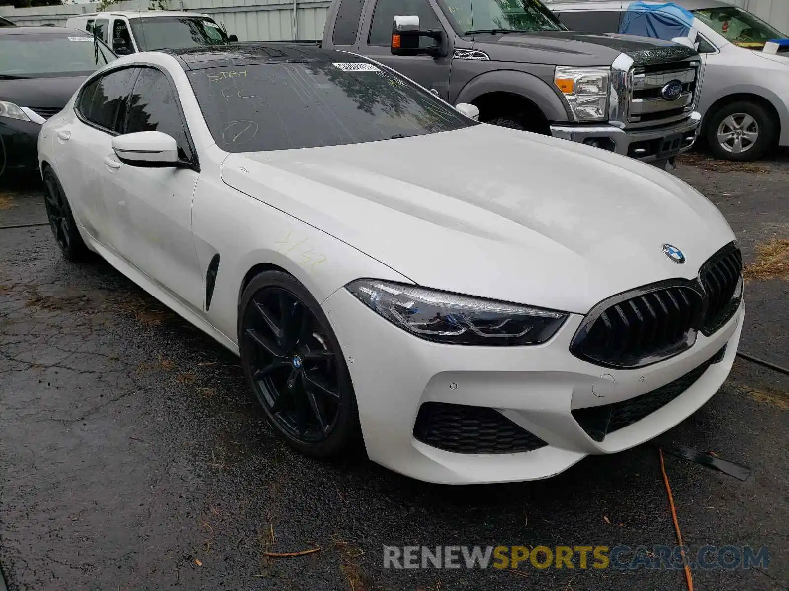 1 Фотография поврежденного автомобиля WBAGV4C05MCF36756 BMW 8 SERIES 2021