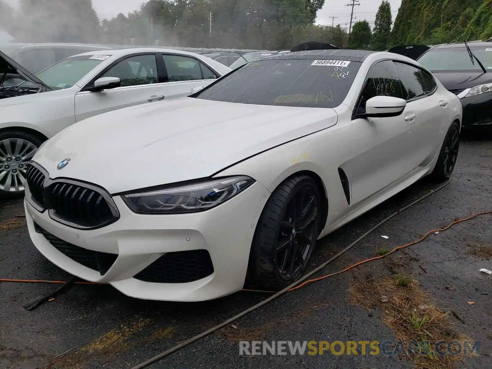 2 Photograph of a damaged car WBAGV4C05MCF36756 BMW 8 SERIES 2021