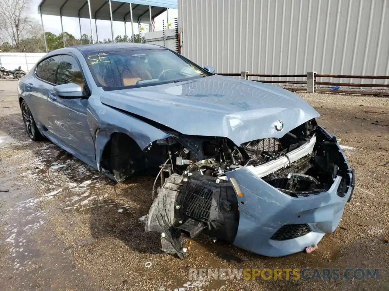 1 Photograph of a damaged car WBAGV4C06MCG41502 BMW 8 SERIES 2021