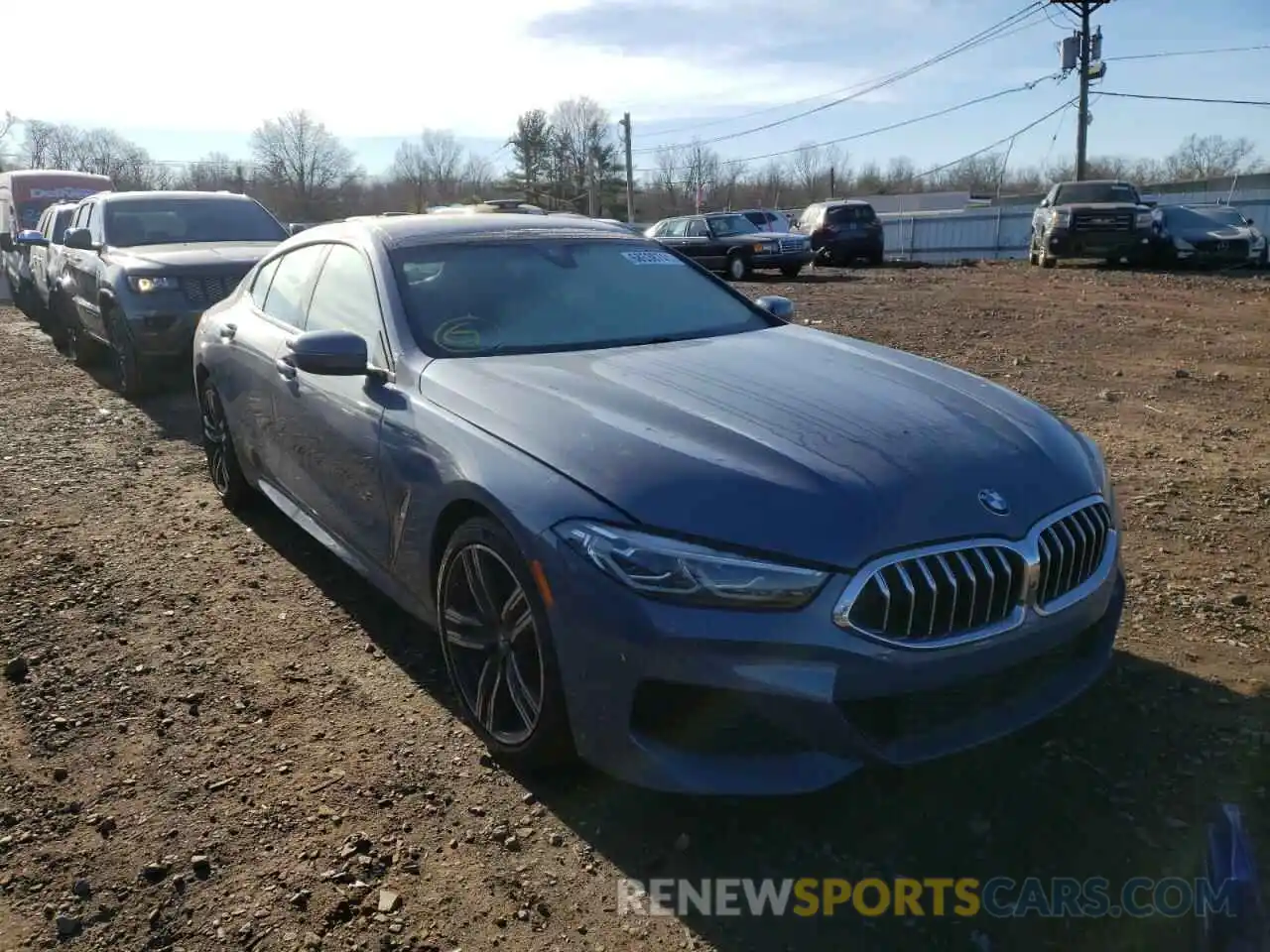 1 Photograph of a damaged car WBAGV4C07MCF55051 BMW 8 SERIES 2021