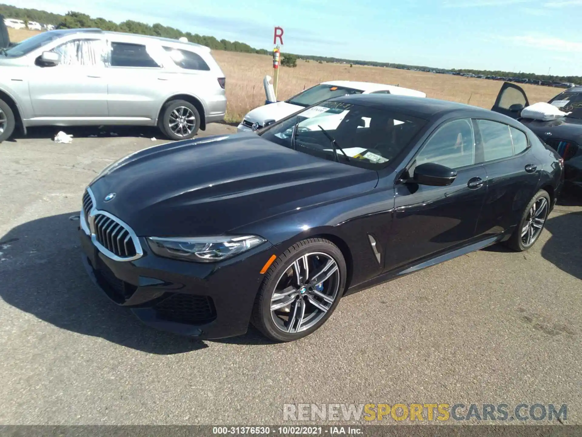 2 Photograph of a damaged car WBAGV4C07MCF75865 BMW 8 SERIES 2021