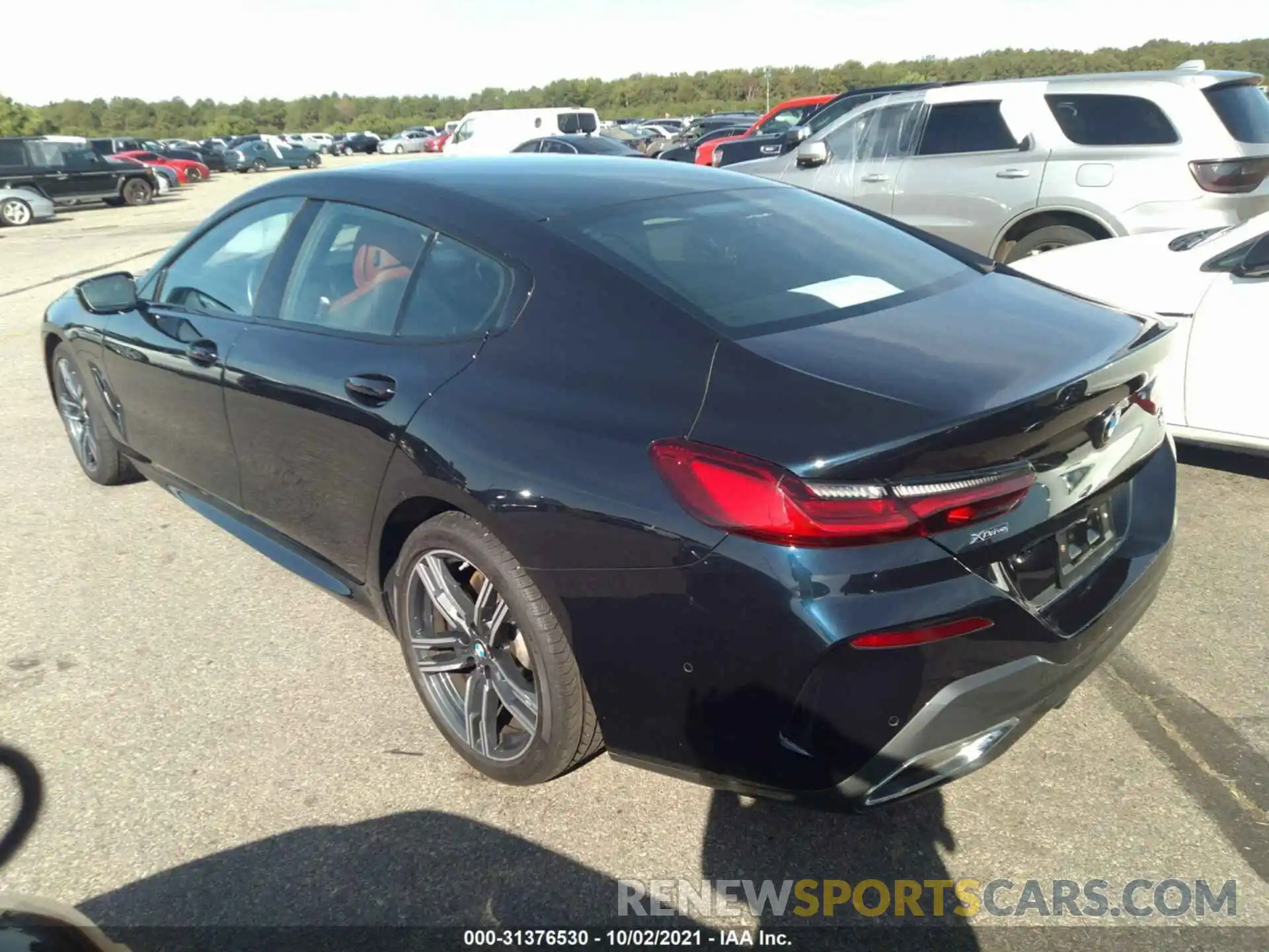 3 Photograph of a damaged car WBAGV4C07MCF75865 BMW 8 SERIES 2021