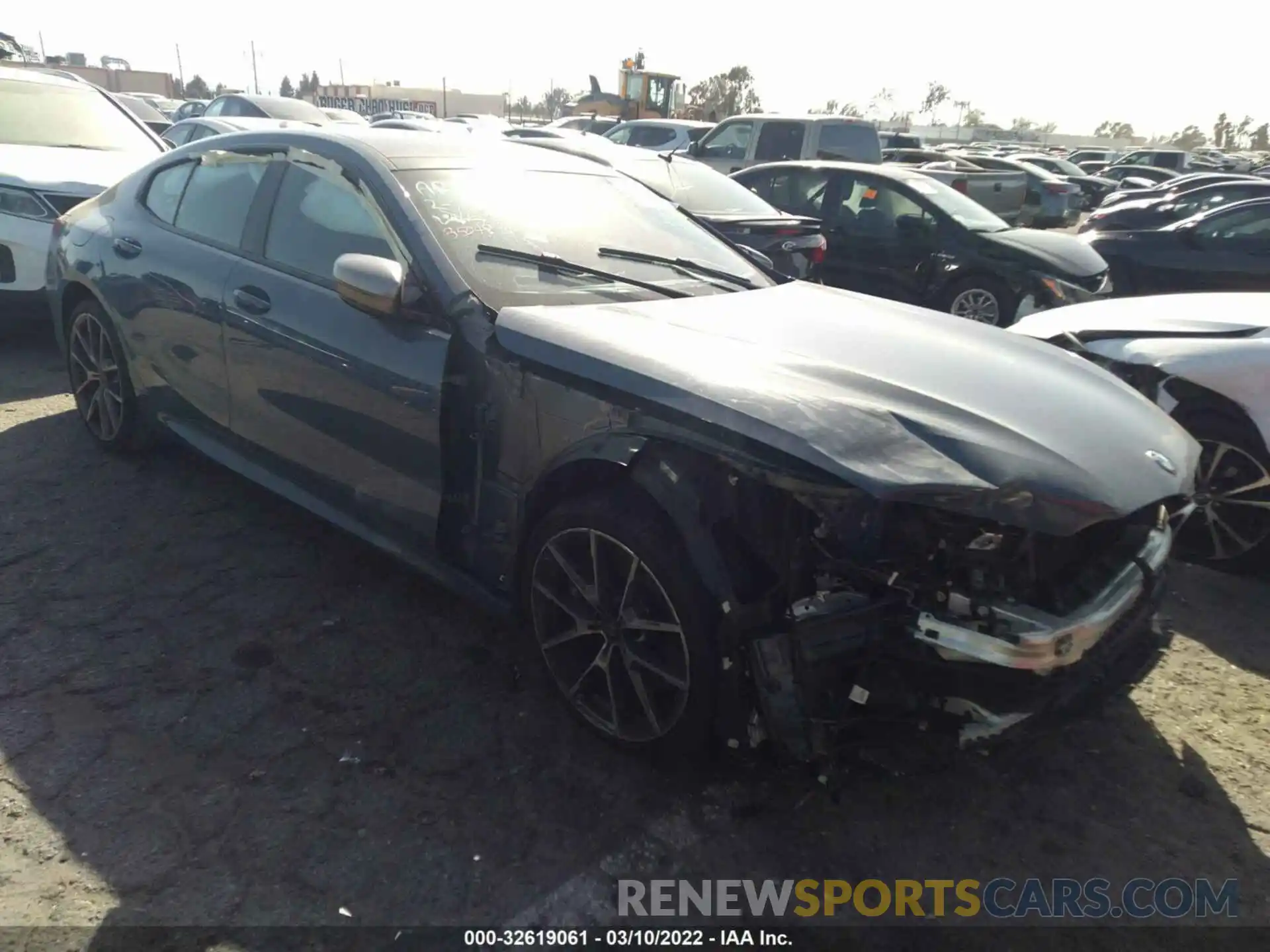 1 Photograph of a damaged car WBAGV8C03MCF60092 BMW 8 SERIES 2021