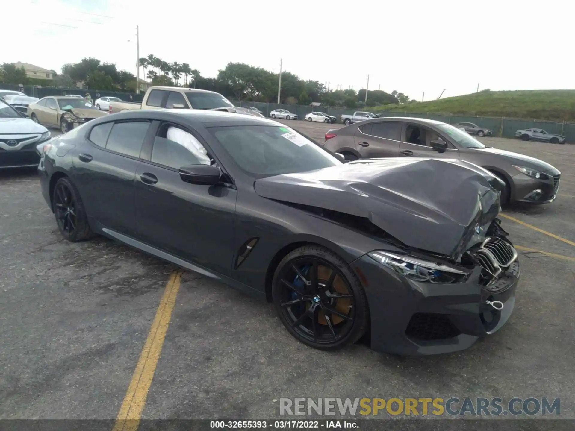 1 Photograph of a damaged car WBAGV8C04MCE95088 BMW 8 SERIES 2021