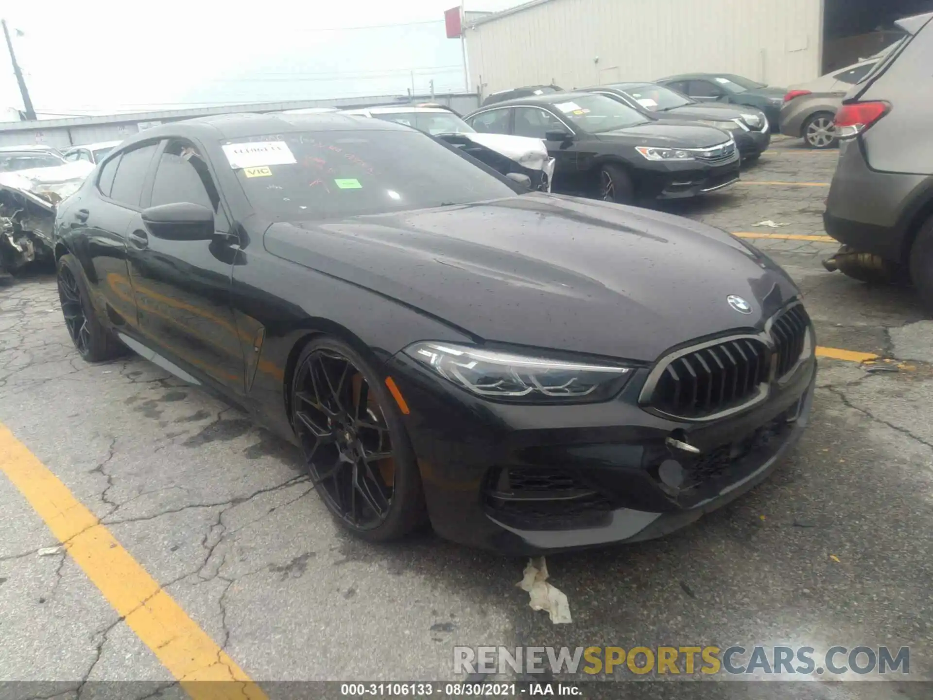 1 Photograph of a damaged car WBAGV8C0XMCF26554 BMW 8 SERIES 2021