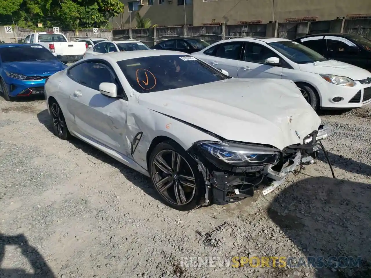 1 Photograph of a damaged car WBAAE2C06NCH15321 BMW 8 SERIES 2022