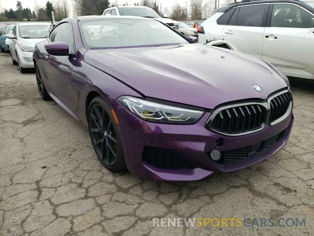 1 Photograph of a damaged car WBAAE4C03NCG77929 BMW 8 SERIES 2022