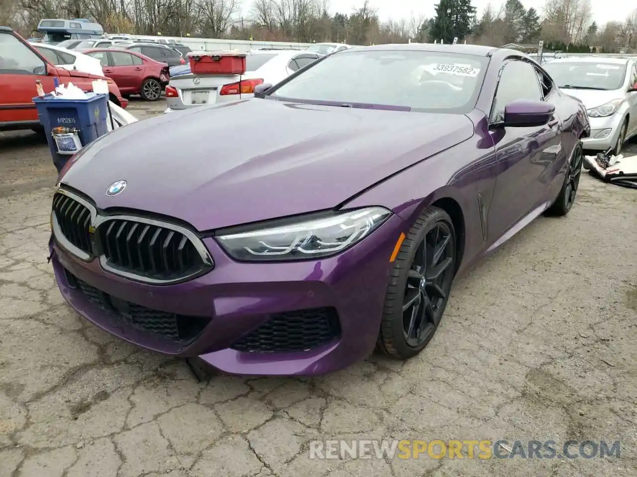 2 Photograph of a damaged car WBAAE4C03NCG77929 BMW 8 SERIES 2022